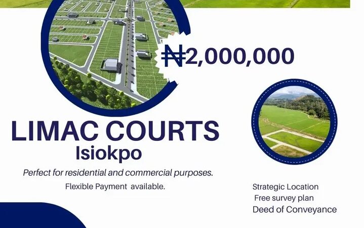 Limac Court Estate, Isiokpo, Rivers State,